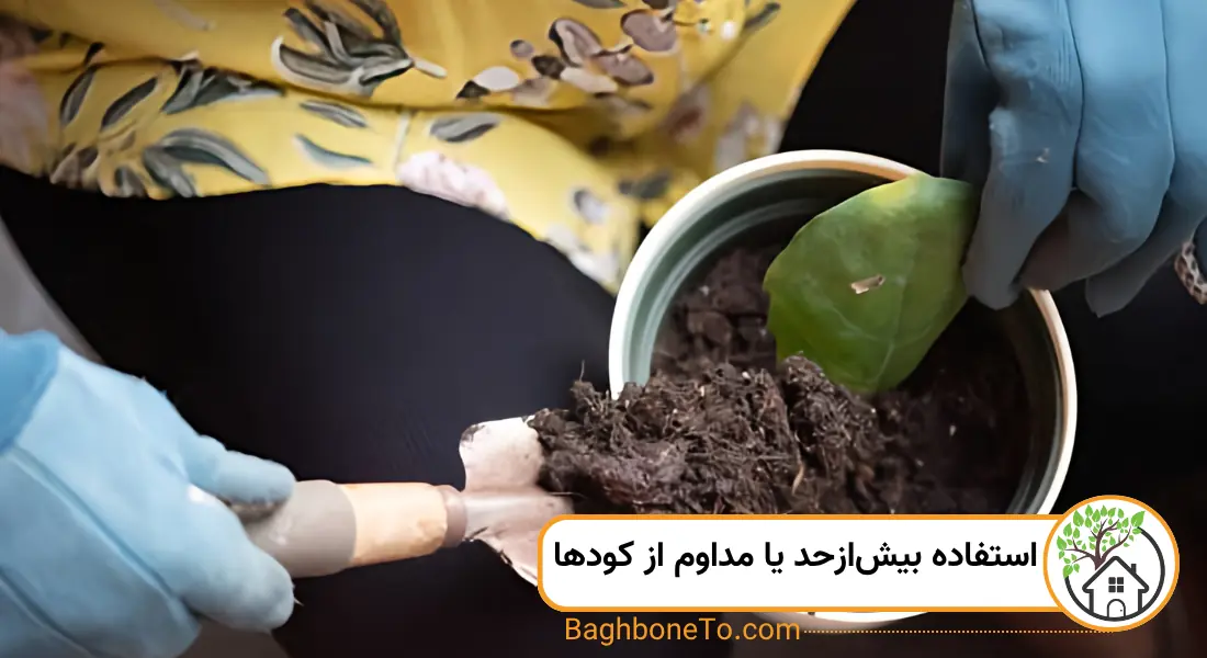استفاده بیش‌از حد یا مداوم از کود‌ها