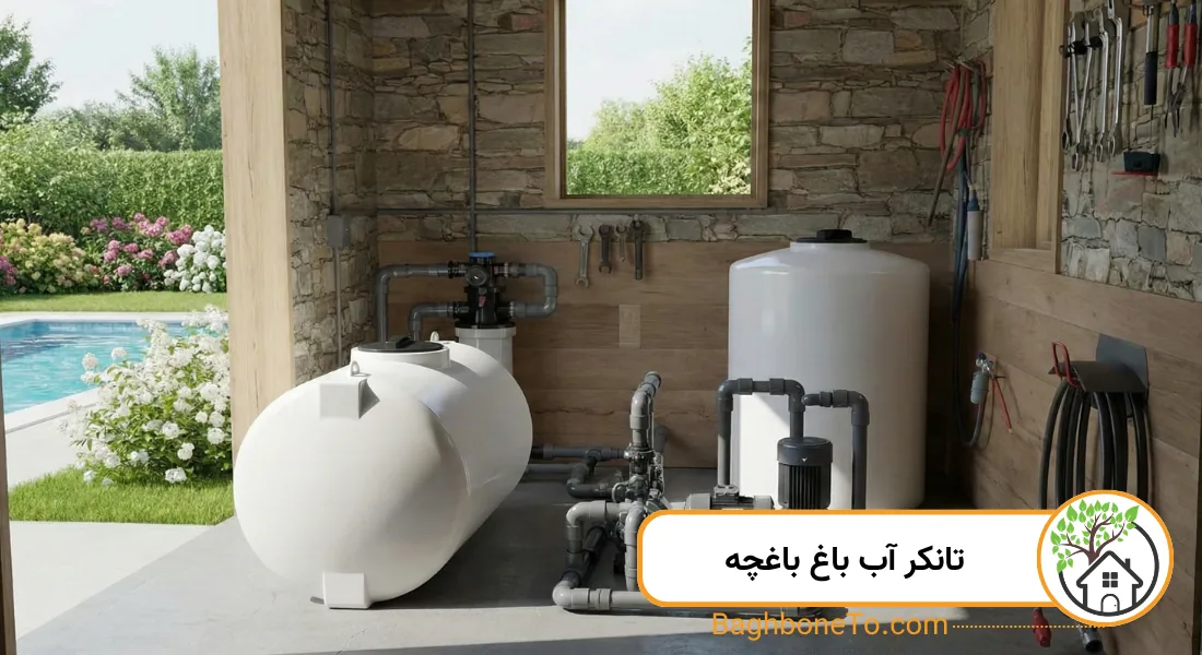 تانکر آب باغ باغچه
