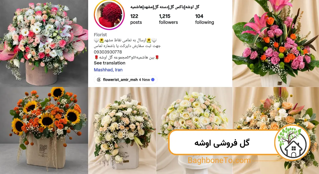 - گل فروشی اوشه