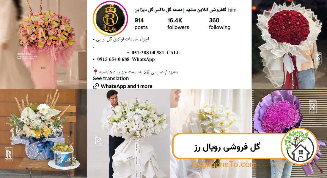 - گل فروشی رویال رز